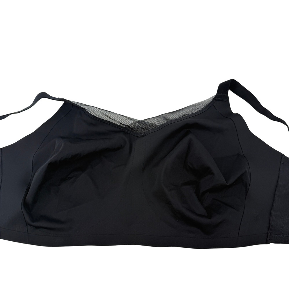 Thirdlove‎ 24/7 Classic Wireless Crossover Minimizer Bra Black 42F Unlined Soft View 4